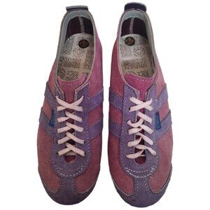 Vintage 80s North Star Womens Sneakers US 6.5 Pink purple Suede Lace Up